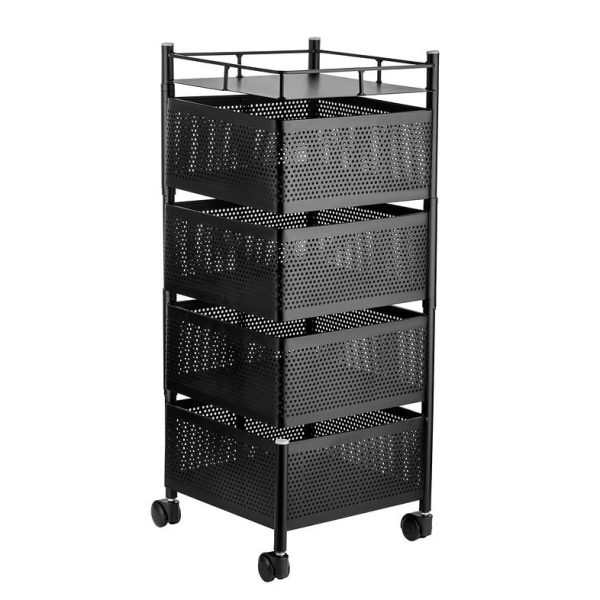 4 Layer Square Shape Kitchen Rack - Image 2
