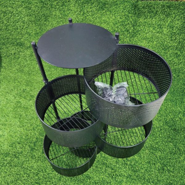 4 Layer Round Shape Kitchen Rack - Image 2