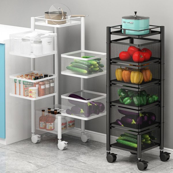 5 Layer Square Shape Kitchen Rack - Image 2